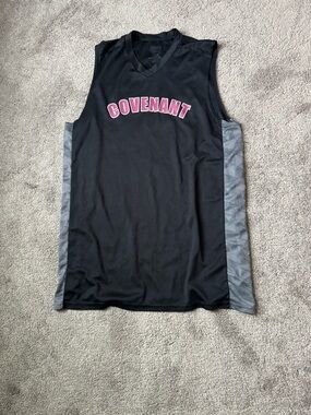 Augusta Sportswear Covenant Basketball Jersey SIZE M Black Sleeveless #13 Top